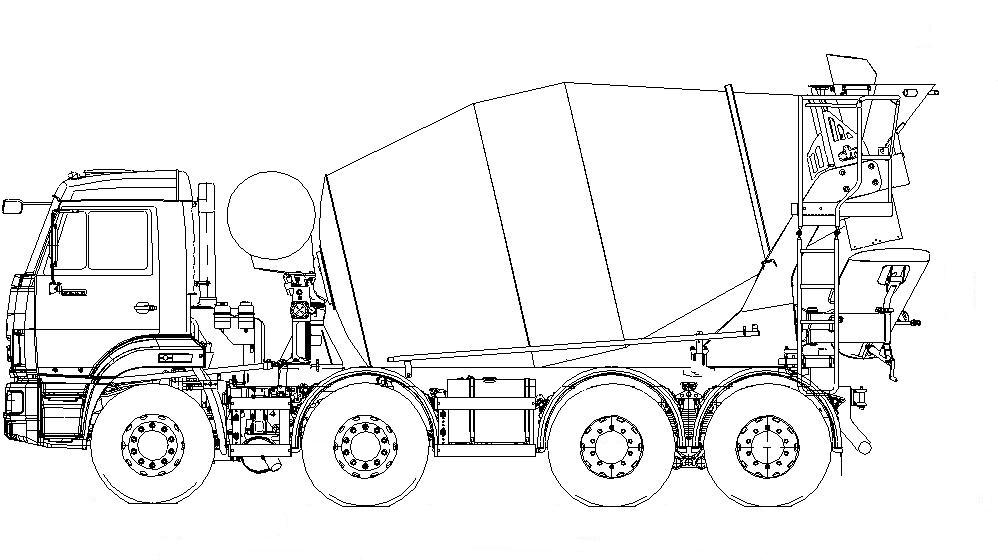 Автобетоносмеситель 5814Y7-01