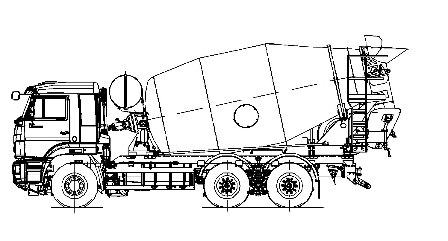 Автобетоносмеситель 58140V