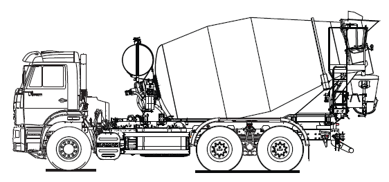 Автобетоносмеситель 5814W9