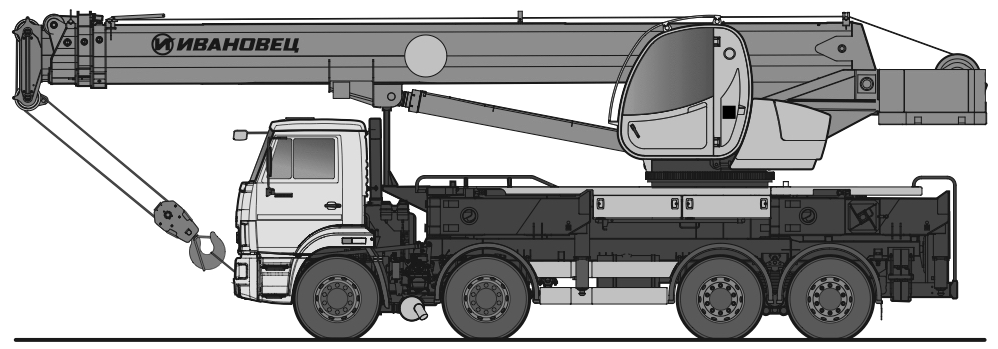 Автомобильный кран КС-55717К-1