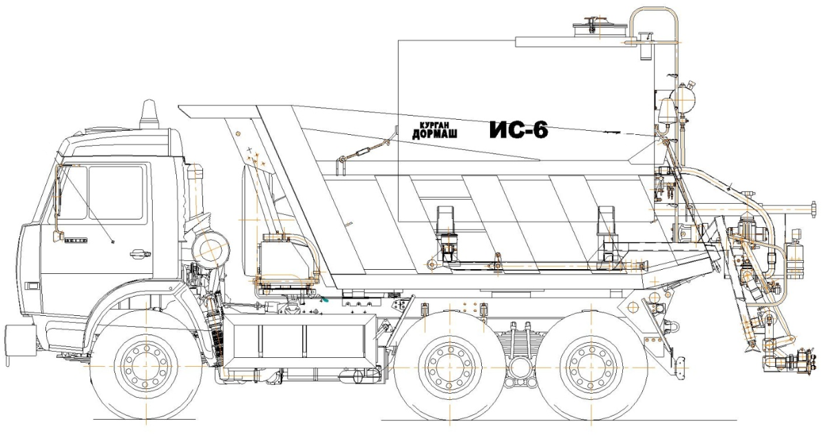 Автогудронатор ИС-6