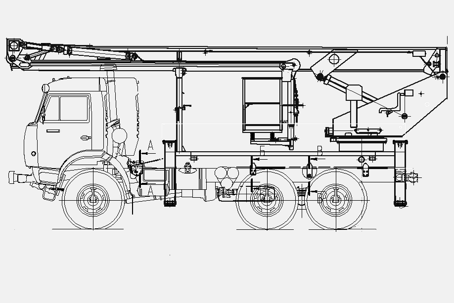 Автогидроподъемник ПСС-141.29Э на шасси 5350