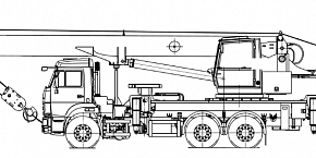 Автомобильный кран КС-55729-1В-3